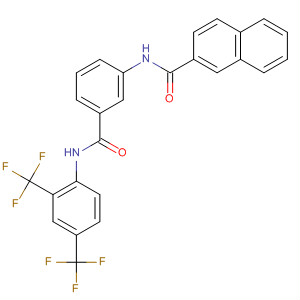 917920-60-6  2-Naphthalenecarboxamide,N-[3-[[[2,4-bis(trifluoromethyl)phenyl]amino]carbonyl]phenyl]-