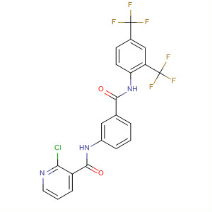 917920-62-8  3-Pyridinecarboxamide,N-[3-[[[2,4-bis(trifluoromethyl)phenyl]amino]carbonyl]phenyl]-2-chloro-