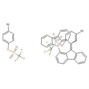 917924-11-9  Methanesulfonic acid, 1,1,1-trifluoro-,(2,7-di-9H-carbazol-9-yl-9H-fluoren-9-ylidene)di-4,1-phenylene ester