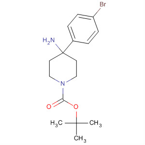 917925-62-3  1-Piperidinecarboxylic acid, 4-amino-4-(4-bromophenyl)-,1,1-dimethylethyl ester