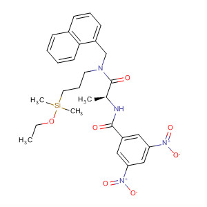 917955-33-0  Benzamide,N-[(1S)-2-[[3-(ethoxydimethylsilyl)propyl](1-naphthalenylmethyl)amino]-1-methyl-2-oxoethyl]-3,5-dinitro-
