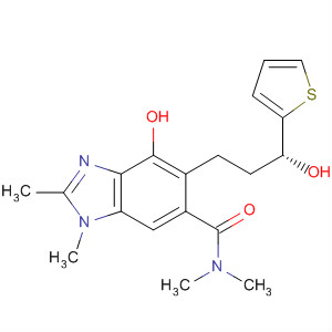917956-95-7  1H-Benzimidazole-6-carboxamide,4-hydroxy-5-[(3R)-3-hydroxy-3-(2-thienyl)propyl]-N,N,1,2-tetramethyl-