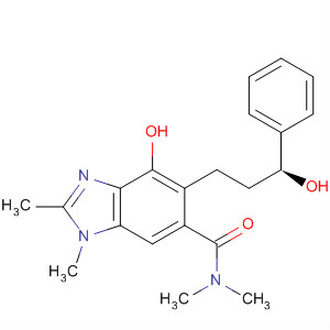 917957-07-4  1H-Benzimidazole-6-carboxamide,4-hydroxy-5-[(3S)-3-hydroxy-3-phenylpropyl]-N,N,1,2-tetramethyl-