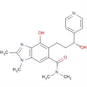 917957-81-4  1H-Benzimidazole-6-carboxamide,4-hydroxy-5-[(3R)-3-hydroxy-3-(4-pyridinyl)propyl]-N,N,1,2-tetramethyl-