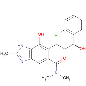 917958-89-5  1H-Benzimidazole-5-carboxamide,6-[(3R)-3-(2-chlorophenyl)-3-hydroxypropyl]-7-hydroxy-N,N,2-trimethyl-