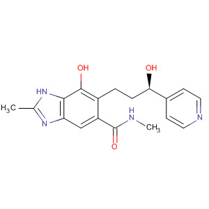 917959-24-1  1H-Benzimidazole-5-carboxamide,7-hydroxy-6-[(3R)-3-hydroxy-3-(4-pyridinyl)propyl]-N,2-dimethyl-