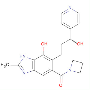 917959-88-7  Methanone,1-azetidinyl[7-hydroxy-6-[(3R)-3-hydroxy-3-(4-pyridinyl)propyl]-2-methyl-1H-benzimidazol-5-yl]-