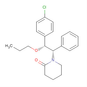 917964-63-7  2-Piperidinone, 1-[(1S,2R)-2-(4-chlorophenyl)-1-phenyl-2-propoxyethyl]-