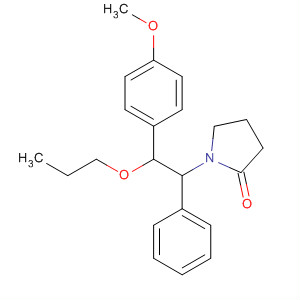 917964-73-9  2-Pyrrolidinone, 1-[2-(4-methoxyphenyl)-1-phenyl-2-propoxyethyl]-