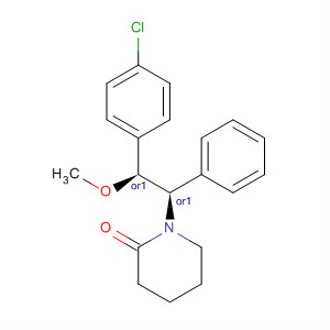 917965-17-4  2-Piperidinone,1-[(1R,2S)-2-(4-chlorophenyl)-2-methoxy-1-phenylethyl]-, rel-