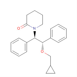 917965-24-3  2-Piperidinone, 1-[(1R,2S)-2-(cyclopropylmethoxy)-1,2-diphenylethyl]-