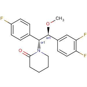 917965-53-8  2-Piperidinone,1-[(1R,2S)-2-(3,4-difluorophenyl)-1-(4-fluorophenyl)-2-methoxyethyl]-,rel-
