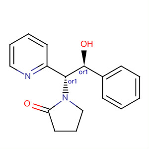 917965-92-5  2-Pyrrolidinone, 1-[(1R,2S)-2-hydroxy-2-phenyl-1-(2-pyridinyl)ethyl]-, rel-