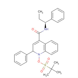 917972-11-3  2-Propanesulfonic acid, 2-methyl-,2-phenyl-4-[[[(1S)-1-phenylpropyl]amino]carbonyl]-3-quinolinyl ester