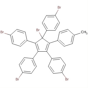 917974-61-9  Benzene,1-bromo-4-[1-bromo-2,3,4-tris(4-bromophenyl)-5-(4-methylphenyl)-2,4-cyclopentadien-1-yl]-