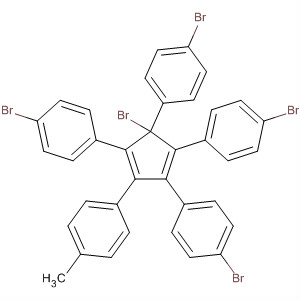 917974-62-0  Benzene,1-bromo-4-[1-bromo-2,3,5-tris(4-bromophenyl)-4-(4-methylphenyl)-2,4-cyclopentadien-1-yl]-