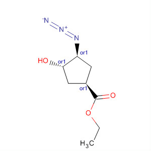 917980-17-7  Cyclopentanecarboxylic acid, 3-azido-4-hydroxy-, ethyl ester,(1R,3S,4S)-rel-