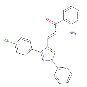 917980-76-8  2-Propen-1-one,1-(2-aminophenyl)-3-[3-(4-chlorophenyl)-1-phenyl-1H-pyrazol-4-yl]-