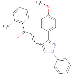 917980-78-0  2-Propen-1-one,1-(2-aminophenyl)-3-[3-(4-methoxyphenyl)-1-phenyl-1H-pyrazol-4-yl]-