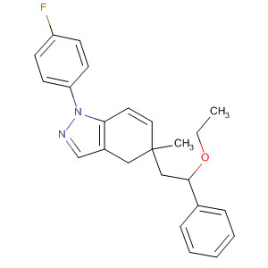 917983-17-6  1H-Indazole,5-(2-ethoxy-2-phenylethyl)-1-(4-fluorophenyl)-4,5-dihydro-5-methyl-