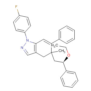 917983-64-3  1H-Indazole,5-[(2R)-2-ethoxy-2-phenylethyl]-1-(4-fluorophenyl)-4,5-dihydro-5-methyl-6-phenyl-