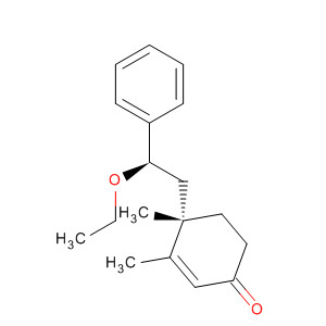 917985-14-9  2-Cyclohexen-1-one, 4-[(2R)-2-ethoxy-2-phenylethyl]-3,4-dimethyl-,(4S)-