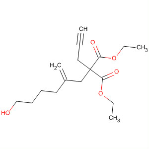 917989-47-0  Propanedioic acid, 2-(6-hydroxy-2-methylenehexyl)-2-(2-propyn-1-yl)-,1,3-diethyl ester
