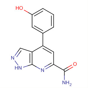 918132-92-0  1H-Pyrazolo[3,4-b]pyridine-6-carboxamide, 4-(3-hydroxyphenyl)-