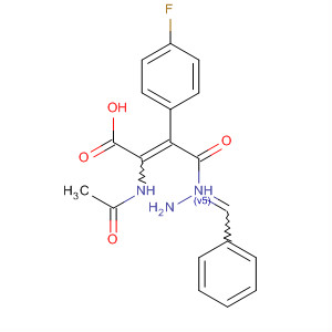 918138-79-1  2-Propenoic acid, 2-(acetylamino)-3-(4-fluorophenyl)-,2-(phenylmethylene)hydrazide