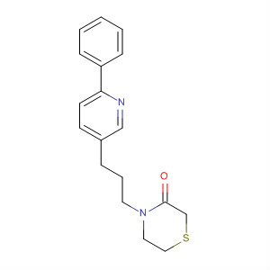 918145-46-7  3-Thiomorpholinone, 4-[3-(6-phenyl-3-pyridinyl)propyl]-