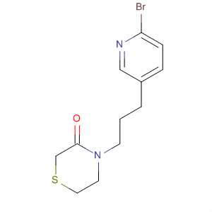 918145-49-0  3-Thiomorpholinone, 4-[3-(6-bromo-3-pyridinyl)propyl]-