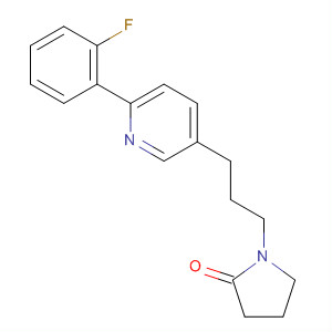 918145-50-3  2-Pyrrolidinone, 1-[3-[6-(2-fluorophenyl)-3-pyridinyl]propyl]-