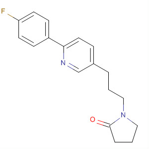 918145-66-1  2-Pyrrolidinone, 1-[3-[6-(4-fluorophenyl)-3-pyridinyl]propyl]-