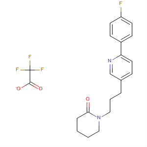 918145-77-4  2-Piperidinone, 1-[3-[6-(4-fluorophenyl)-3-pyridinyl]propyl]-,2,2,2-trifluoroacetate (1:1)