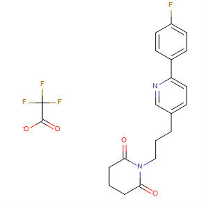918145-88-7  2,6-Piperidinedione, 1-[3-[6-(4-fluorophenyl)-3-pyridinyl]propyl]-,2,2,2-trifluoroacetate (1:1)