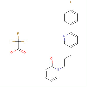 918145-94-5  2(1H)-Pyridinone, 1-[3-[6-(4-fluorophenyl)-3-pyridinyl]propyl]-,2,2,2-trifluoroacetate (1:1)