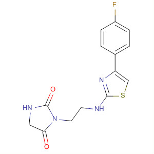 918146-06-2  2,4-Imidazolidinedione, 3-[2-[[4-(4-fluorophenyl)-2-thiazolyl]amino]ethyl]-