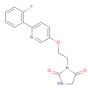 918146-08-4  2,4-Imidazolidinedione, 3-[2-[[6-(2-fluorophenyl)-3-pyridinyl]oxy]ethyl]-