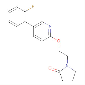 918146-15-3  2-Pyrrolidinone, 1-[2-[[5-(2-fluorophenyl)-2-pyridinyl]oxy]ethyl]-