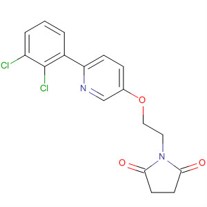 918146-76-6  2,5-Pyrrolidinedione, 1-[2-[[6-(2,3-dichlorophenyl)-3-pyridinyl]oxy]ethyl]-