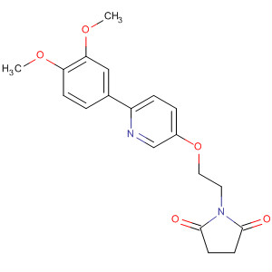 918146-80-2  2,5-Pyrrolidinedione,1-[2-[[6-(3,4-dimethoxyphenyl)-3-pyridinyl]oxy]ethyl]-