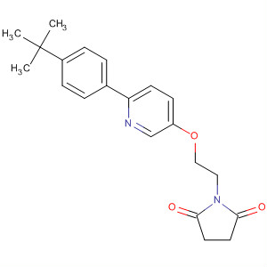 918147-06-5  2,5-Pyrrolidinedione,1-[2-[[6-[4-(1,1-dimethylethyl)phenyl]-3-pyridinyl]oxy]ethyl]-