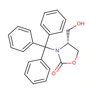 918149-11-8  2-Oxazolidinone, 4-(hydroxymethyl)-3-(triphenylmethyl)-, (4R)-