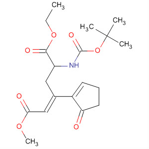 918154-37-7  2-Hexenedioic acid,5-[[(1,1-dimethylethoxy)carbonyl]amino]-3-(5-oxo-1-cyclopenten-1-yl)-,1-ethyl 6-methyl ester, (2E,5S)-