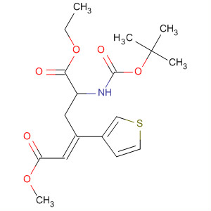 918154-39-9  2-Hexenedioic acid,5-[[(1,1-dimethylethoxy)carbonyl]amino]-3-(3-thienyl)-, 1-ethyl 6-methylester, (2E,5S)-