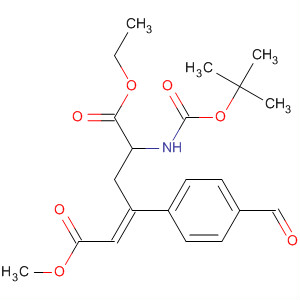 918154-41-3  2-Hexenedioic acid,5-[[(1,1-dimethylethoxy)carbonyl]amino]-3-(4-formylphenyl)-, 1-ethyl6-methyl ester, (2E,5S)-