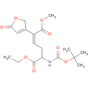 918154-45-7  2-Hexenedioic acid,2-(2,5-dihydro-5-oxo-3-furanyl)-5-[[(1,1-dimethylethoxy)carbonyl]amino]-, 1-ethyl 6-methyl ester, (2Z,5S)-