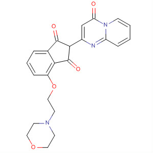 918158-08-4  1H-Indene-1,3(2H)-dione,4-[2-(4-morpholinyl)ethoxy]-2-(4-oxo-4H-pyrido[1,2-a]pyrimidin-2-yl)-