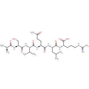918159-50-9  L-Arginine, L-alanyl-L-seryl-L-valyl-L-glutaminyl-L-leucyl-