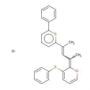 91816-30-7  Thiopyrylium,2-[1-methyl-3-(6-phenyl-2H-thiopyran-2-ylidene)-1-butenyl]-6-phenyl-,bromide
